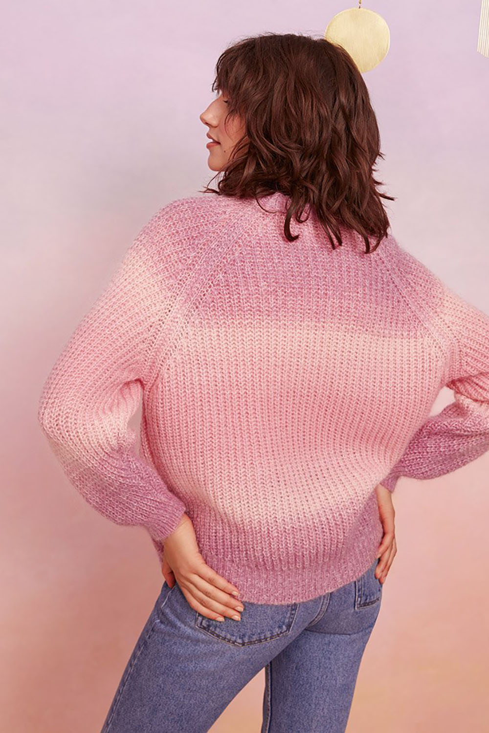 pull aurore rose/opale