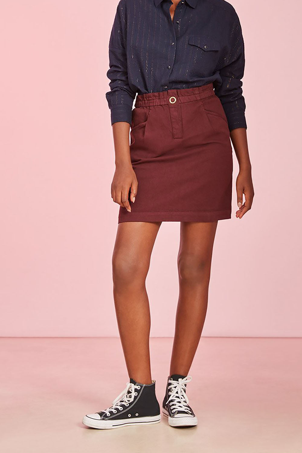 Skirt eponie prune