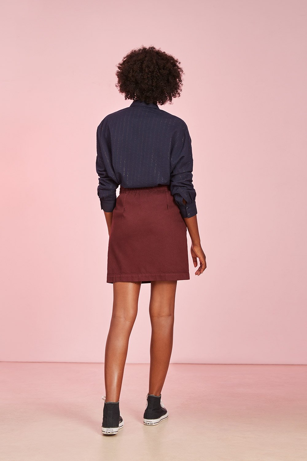 Skirt eponie prune