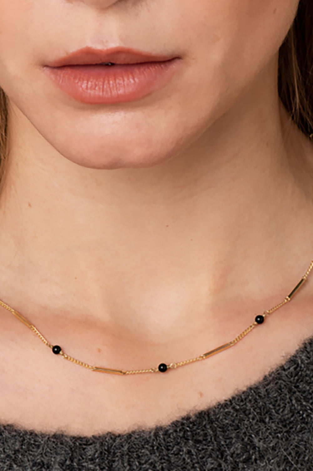 Collier Gaella Onyx Noir
