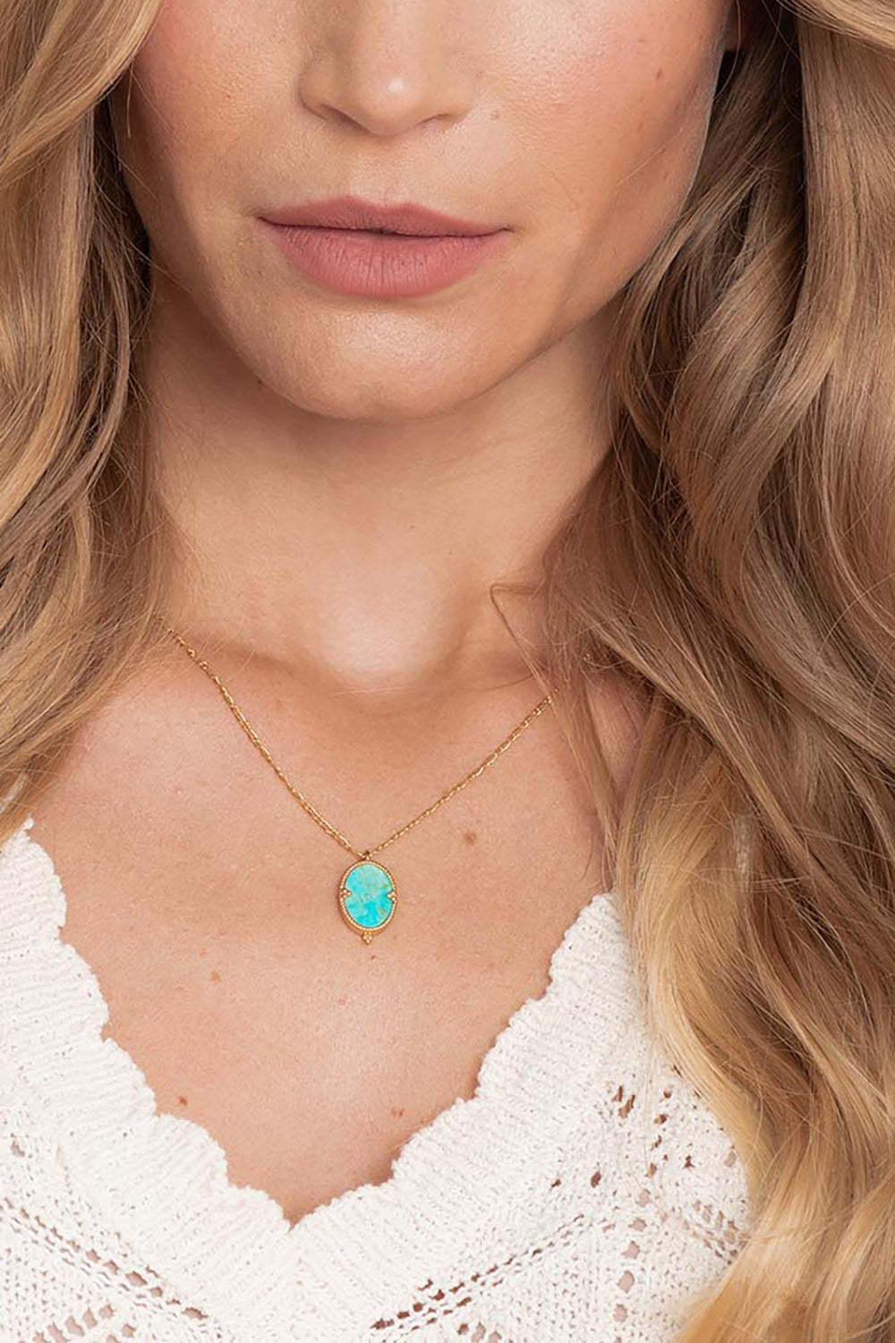 Collier Mini Audrey Turquoise