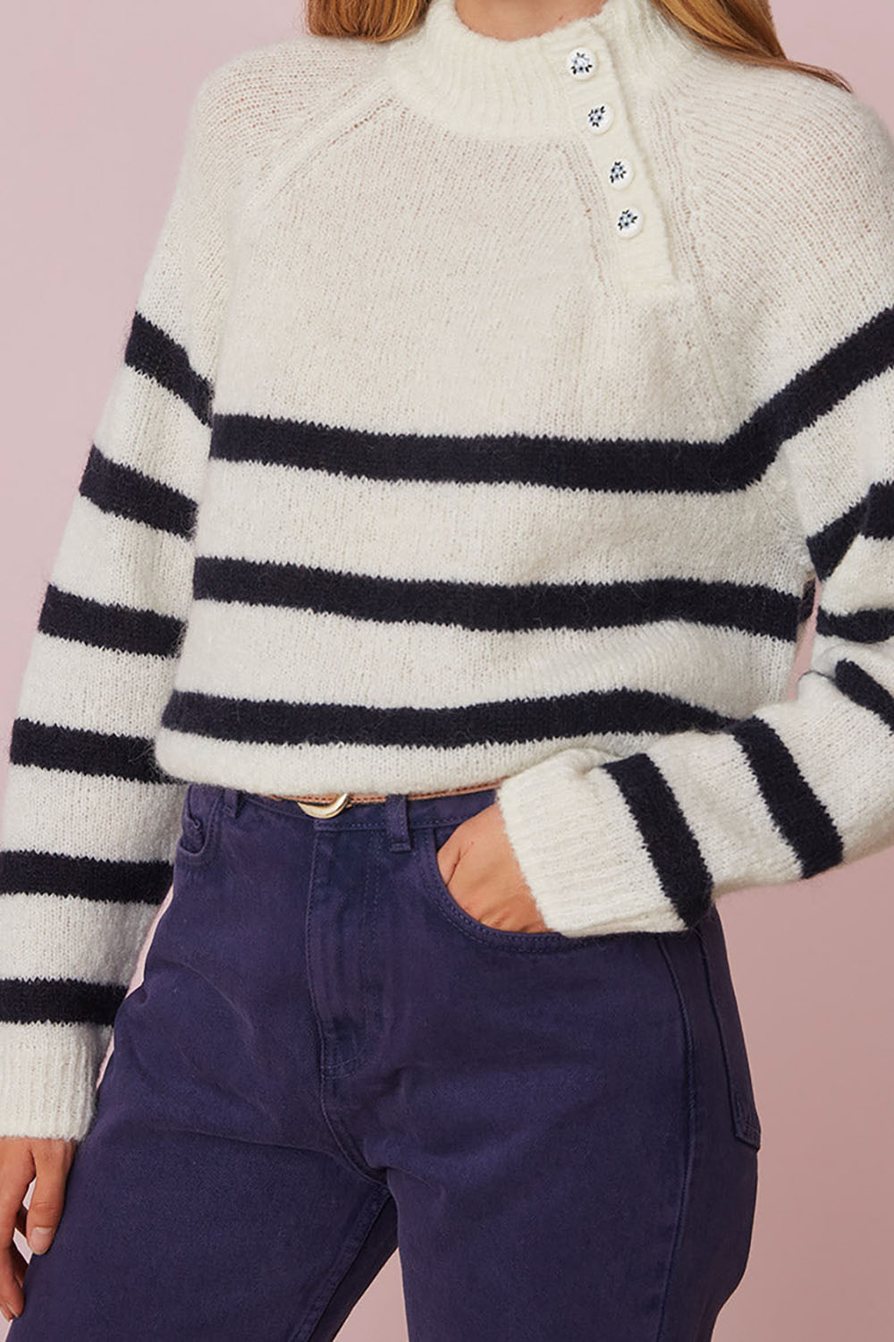 pull chico tr ecru/marine