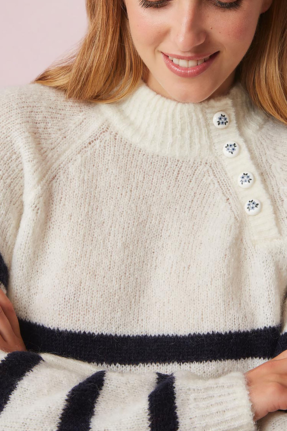 pull chico tr ecru/marine