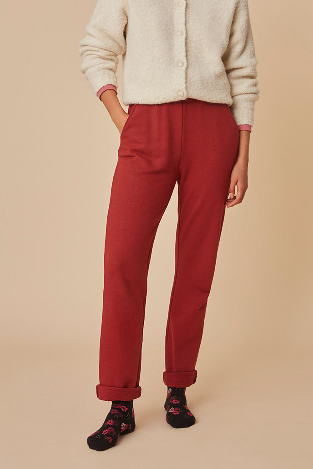 trousers zelima chataigne