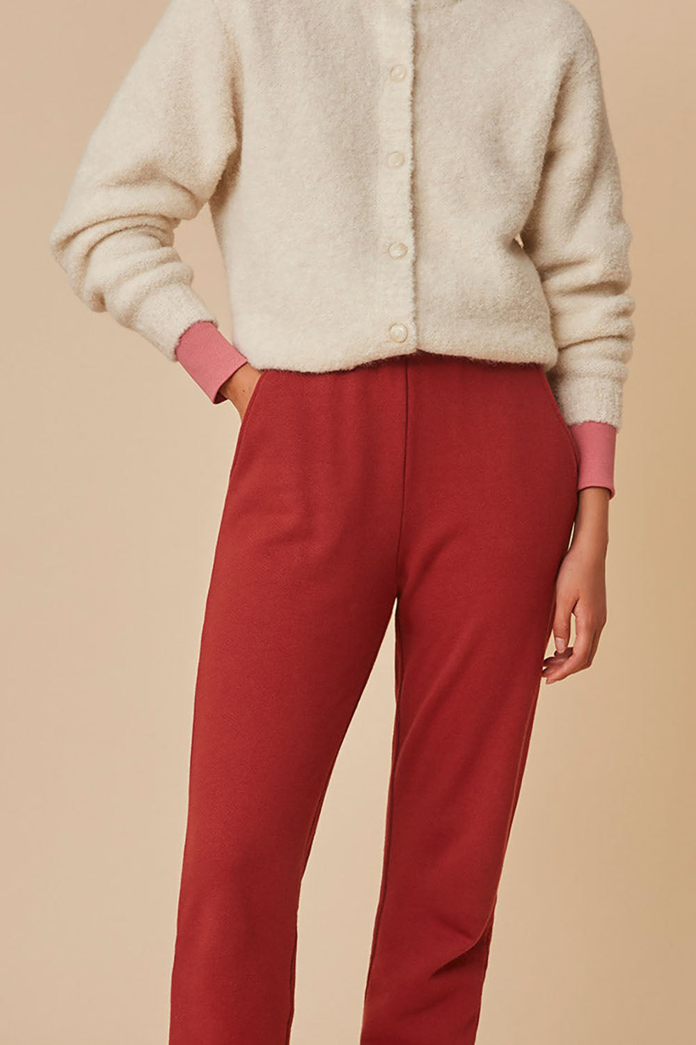 trousers zelima chataigne