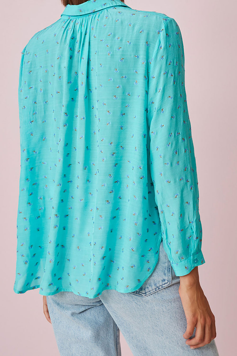 chemise tonia turquoise