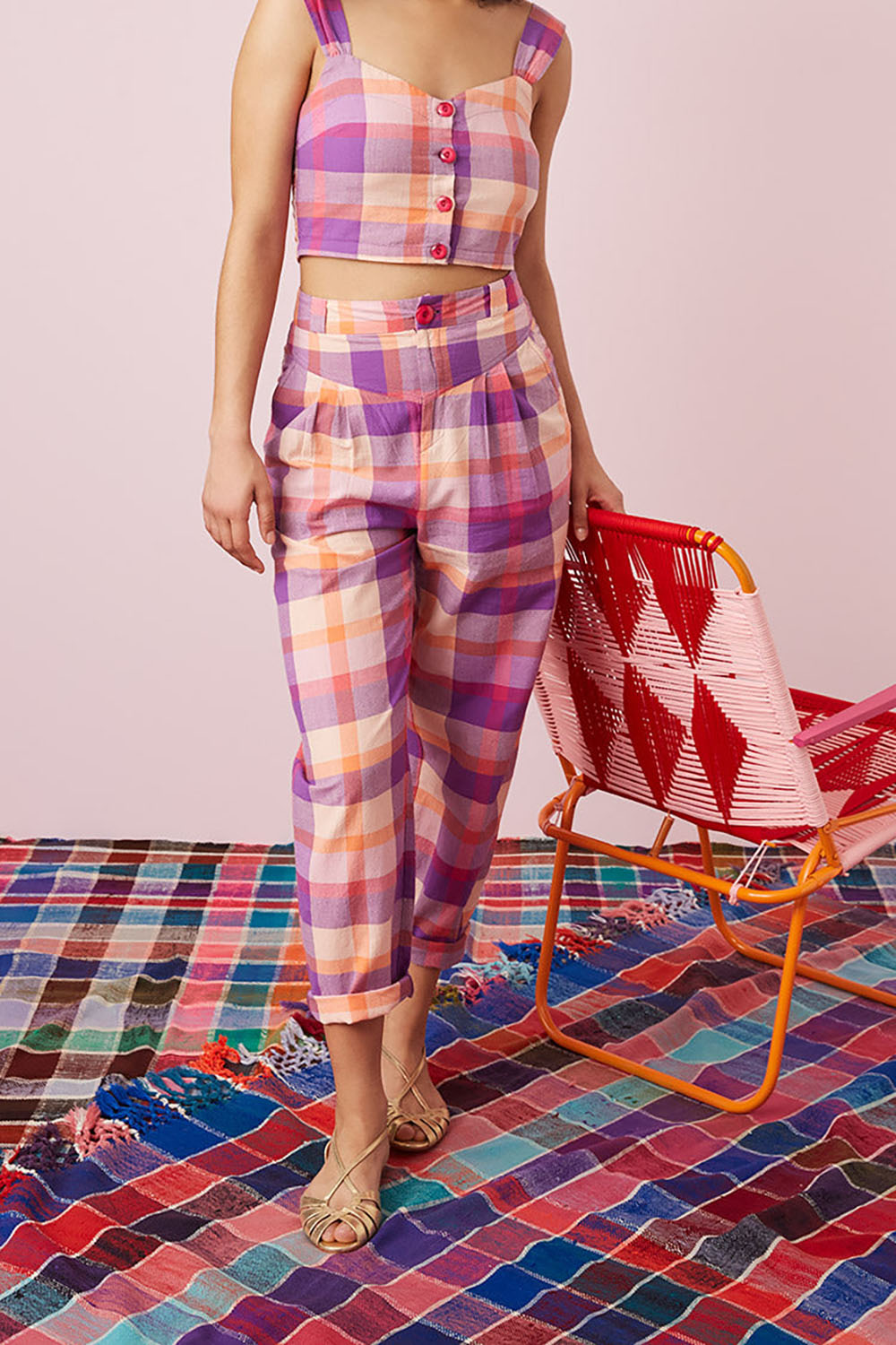 pantalon urson carreaux dado