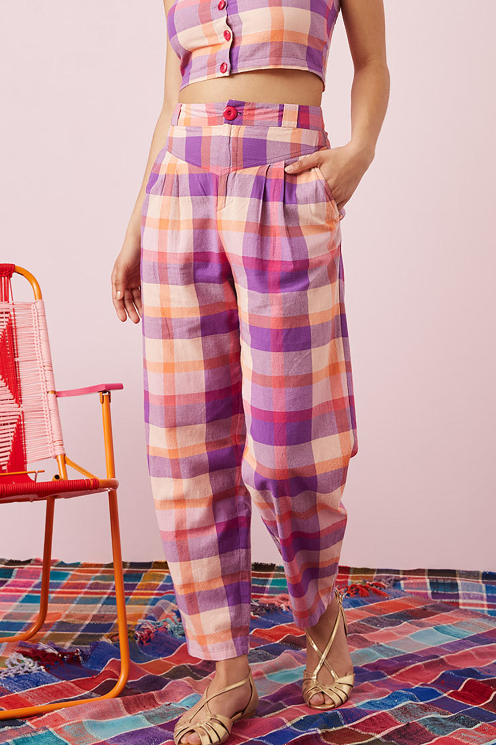 trousers urson carreaux dado