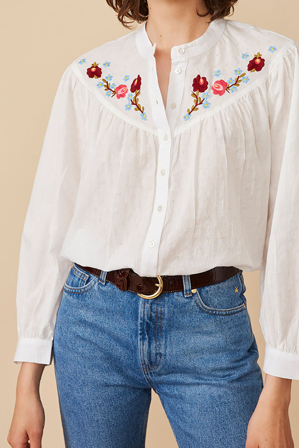 blouse varenou ecru