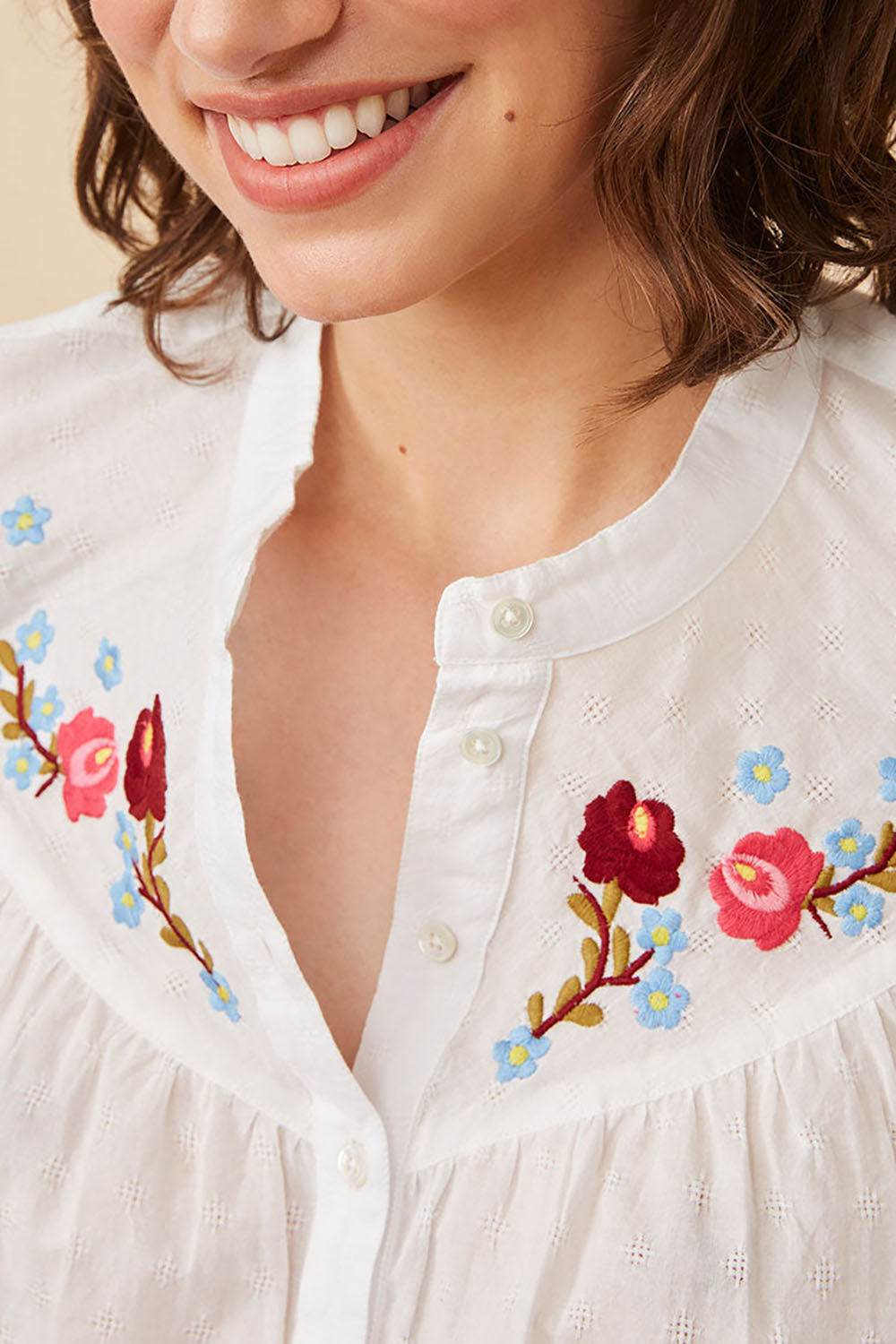 blouse varenou ecru