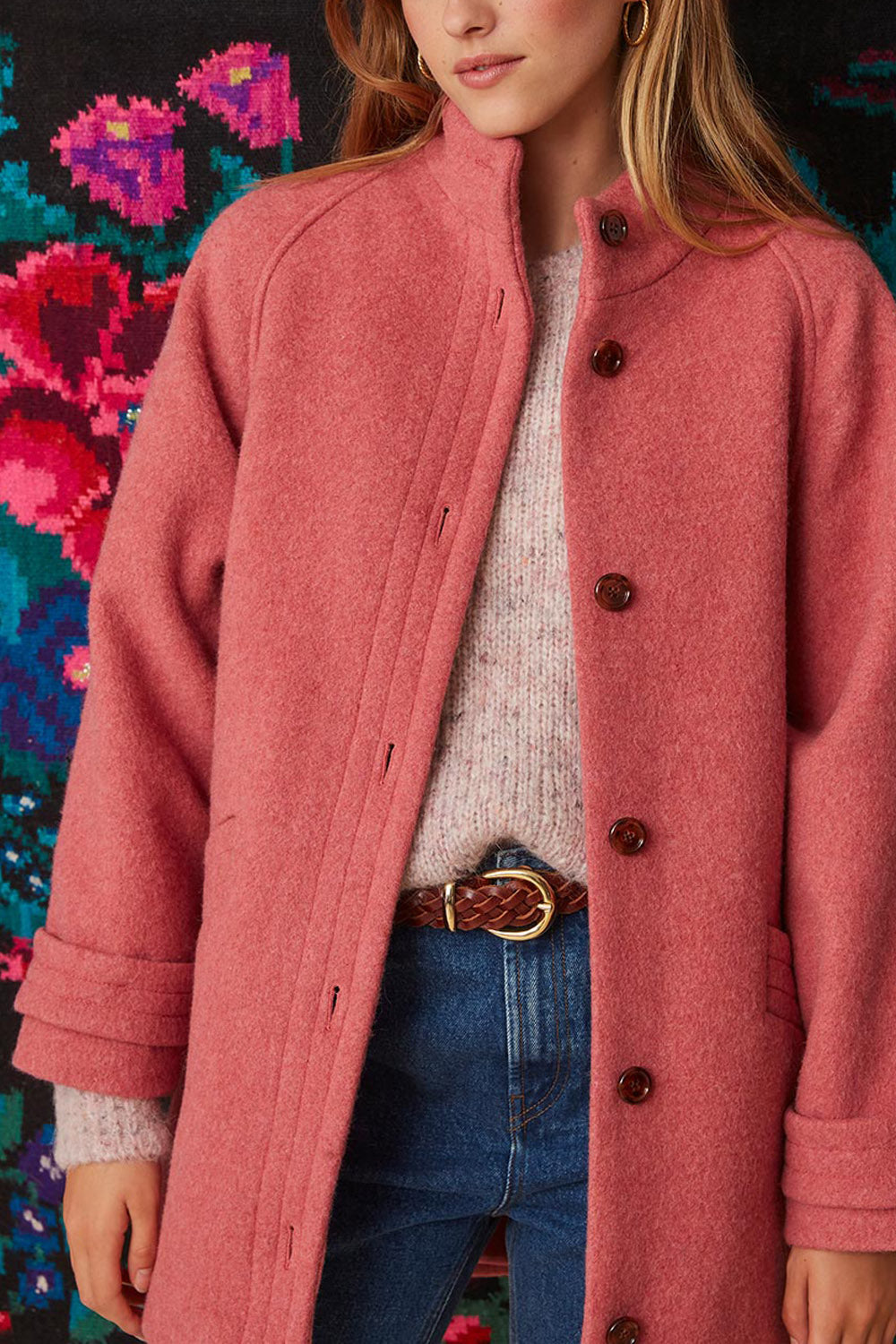 manteau nate blush