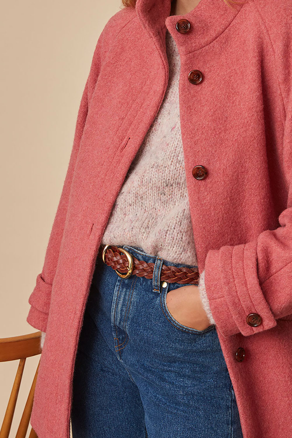 manteau nate blush