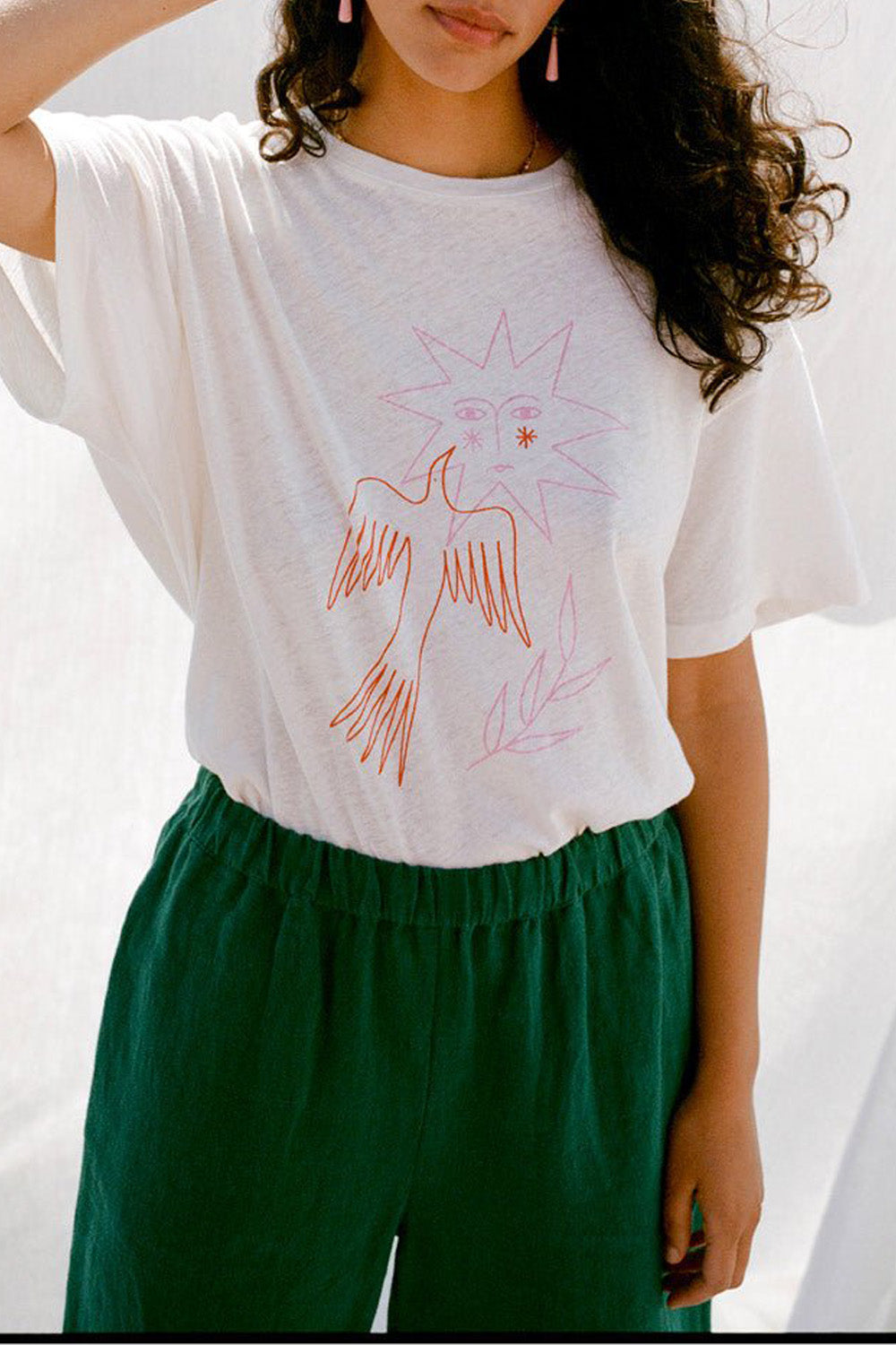 tee shirt judia ecru