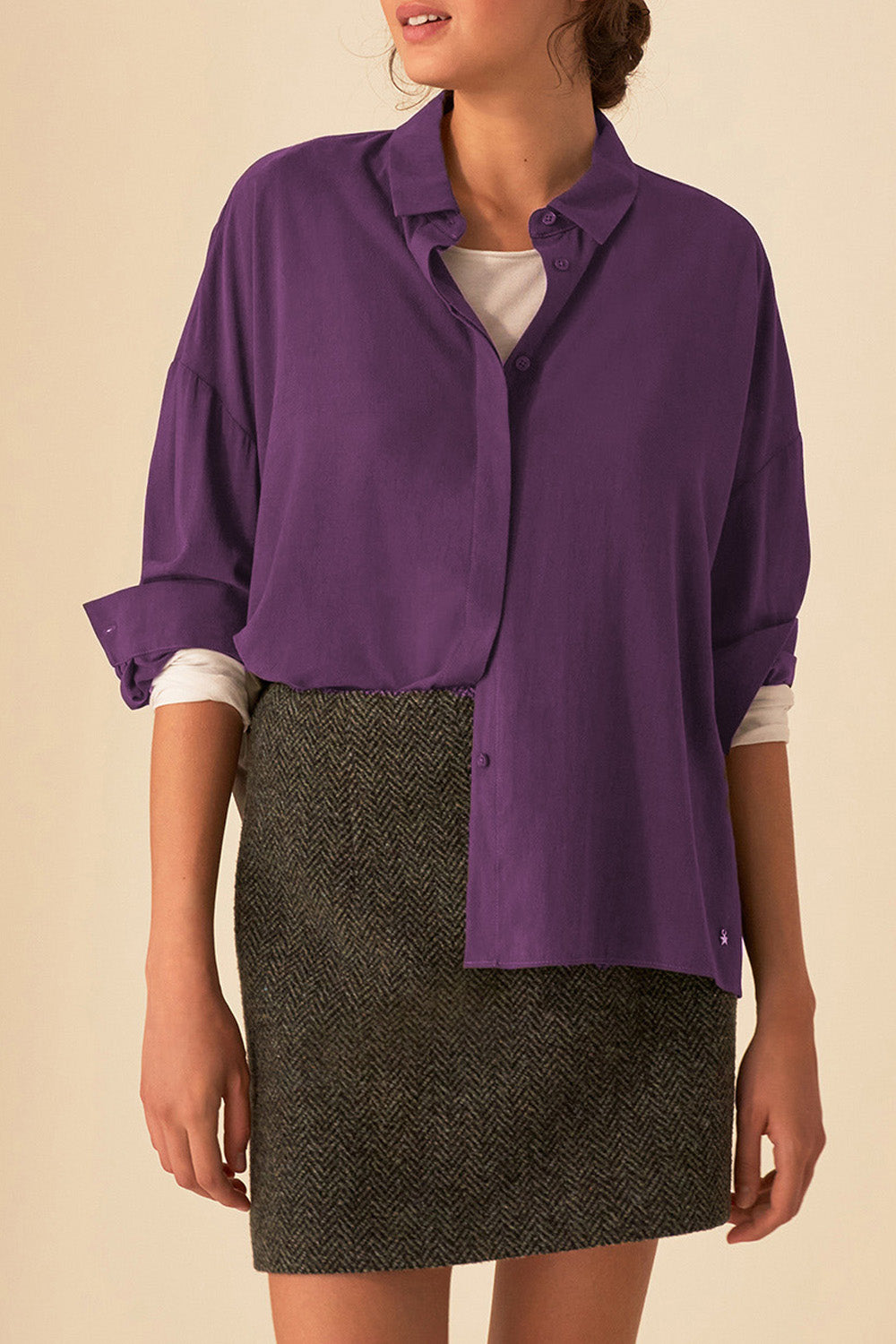 Chemise Soki violette