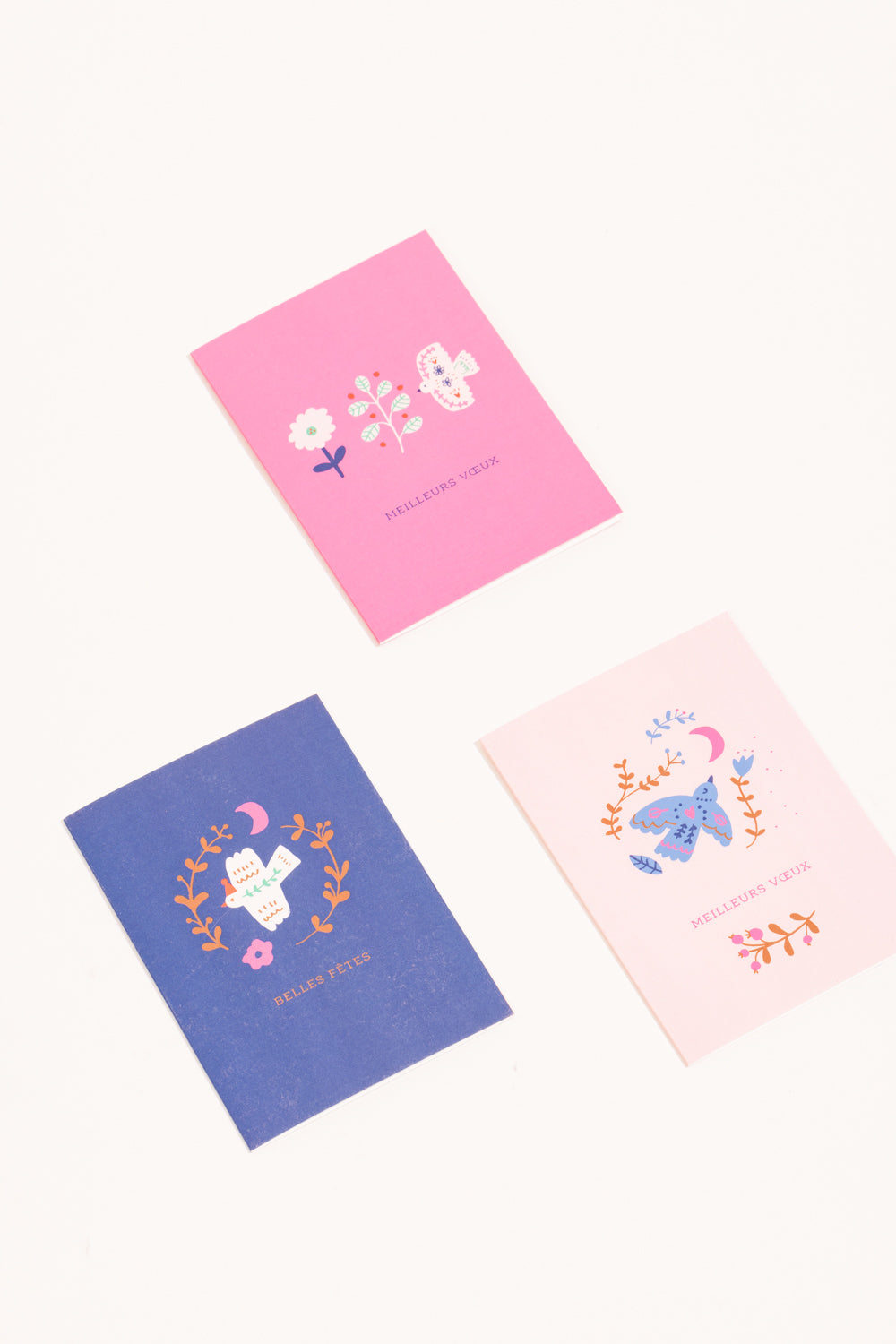 Set of 3 greeting cards