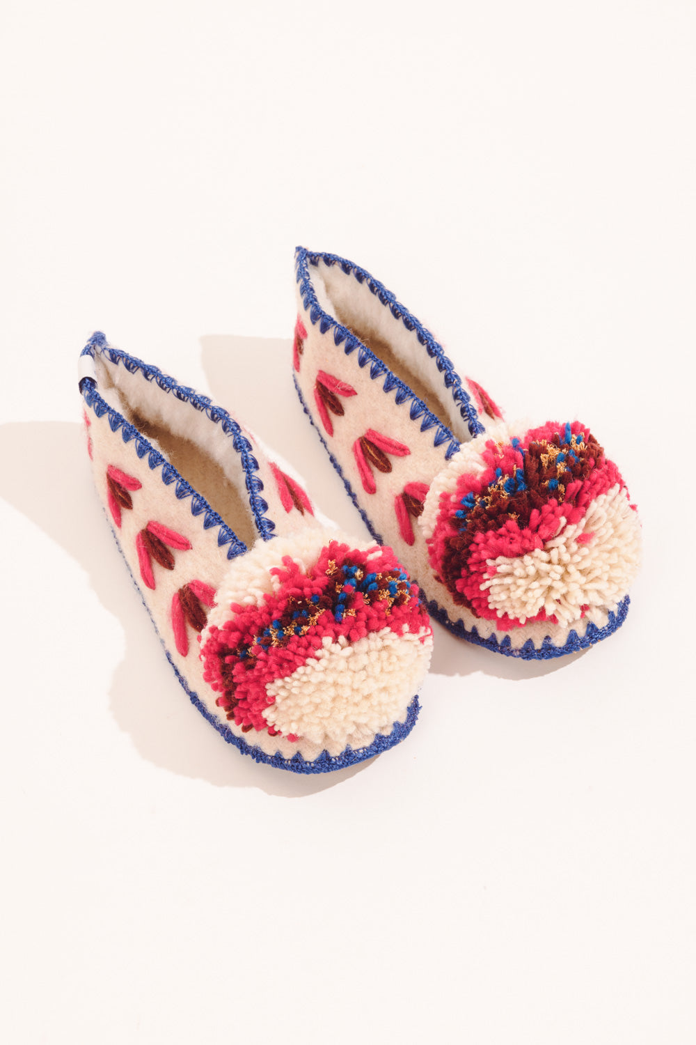 Multicolored tsarouchia slippers Des Petits Hauts x GIVE A PON