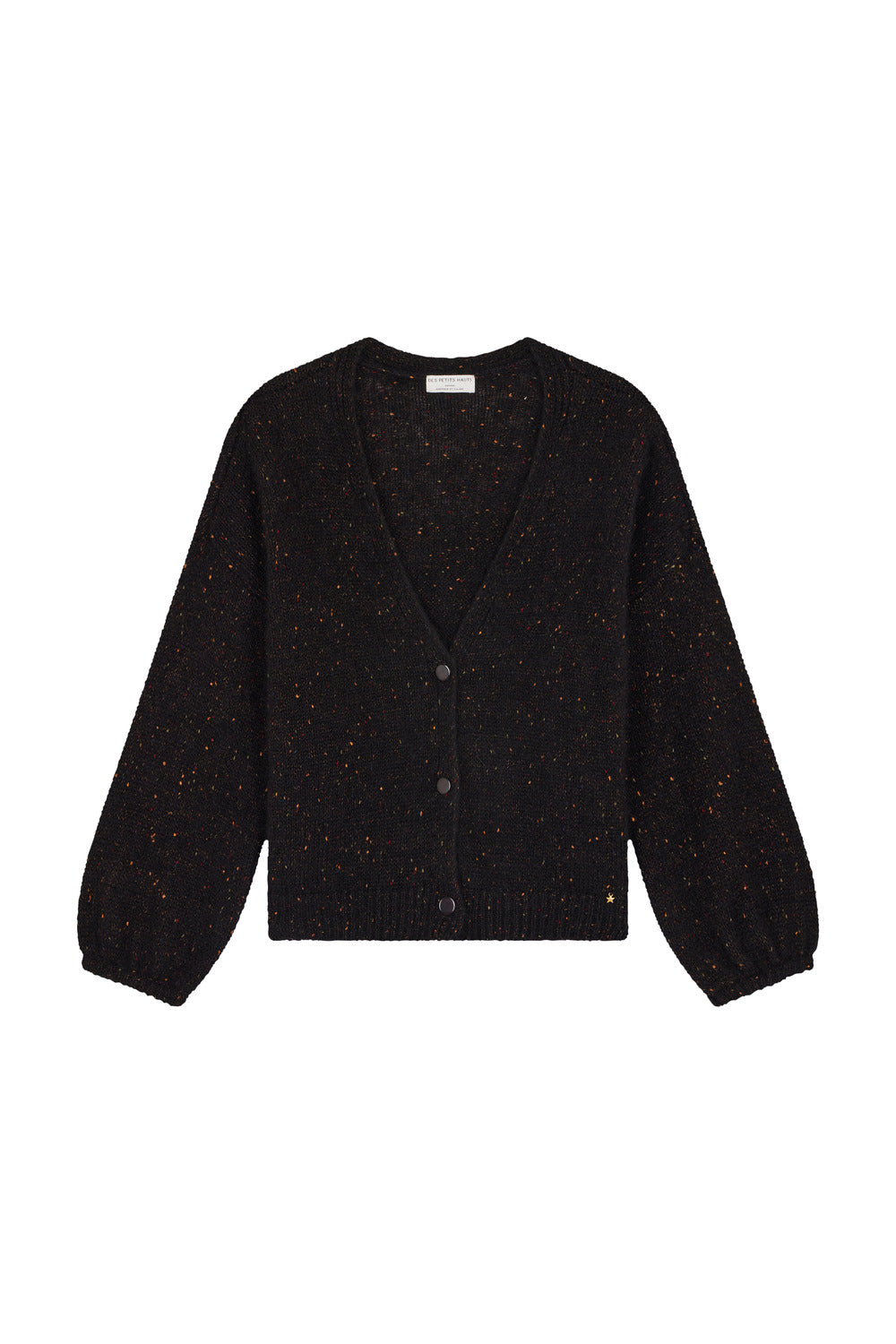 Cardigan Celestin Boutonne Noir