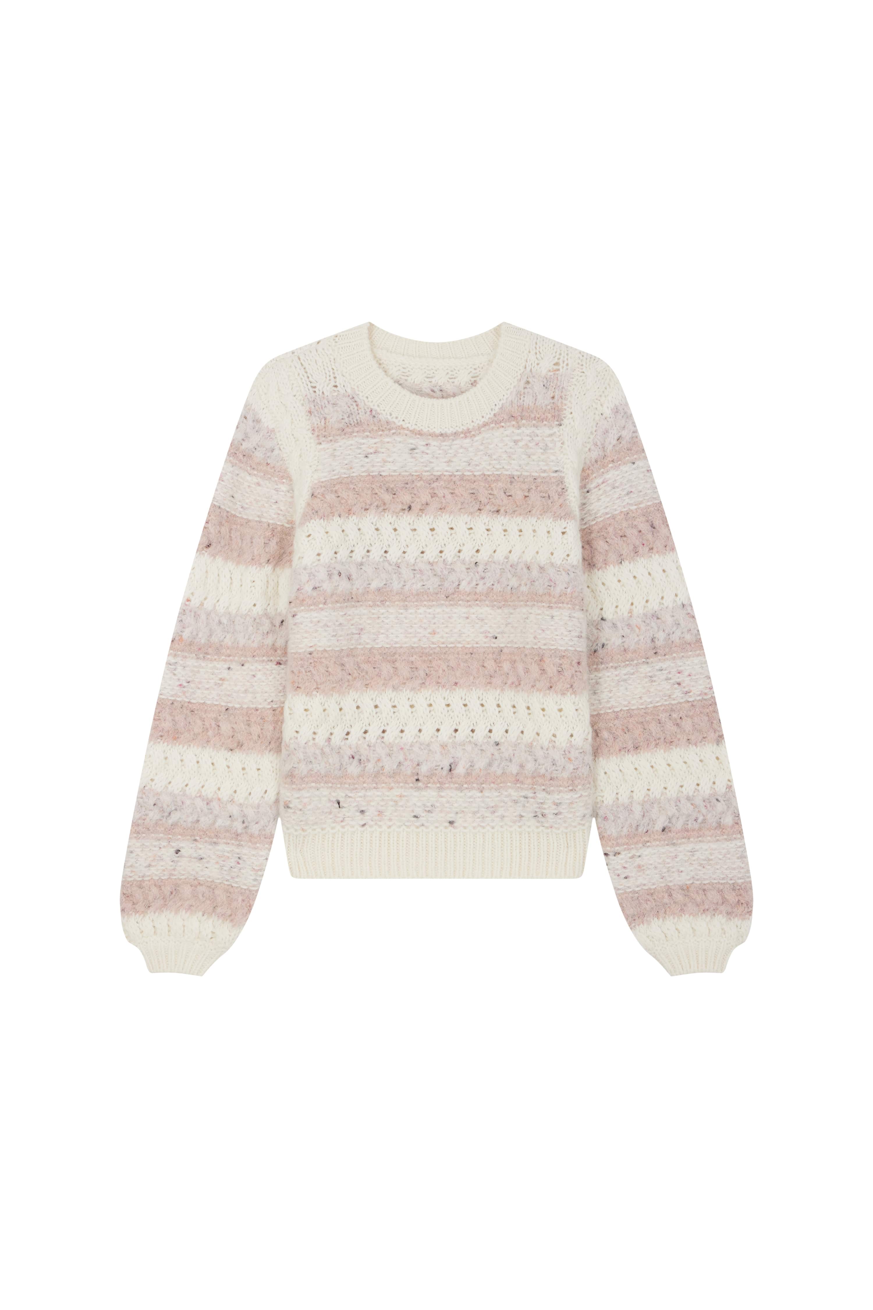 Pull Delou Creme/Poudre