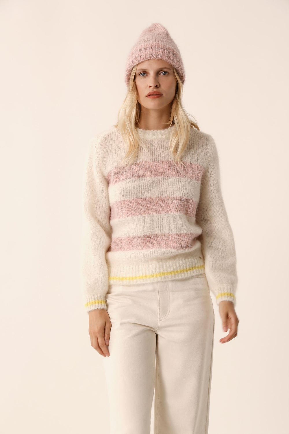 Pull Alba Ecru/Brume Poudre