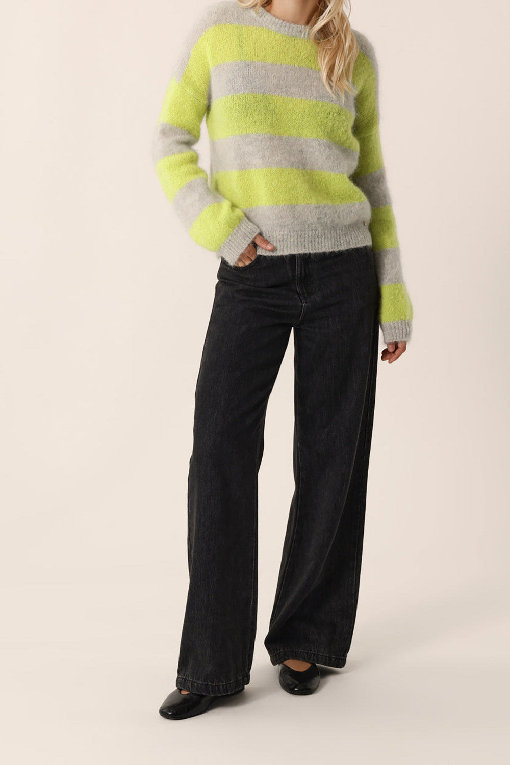Pull Banelle Gris Chine/Luciole