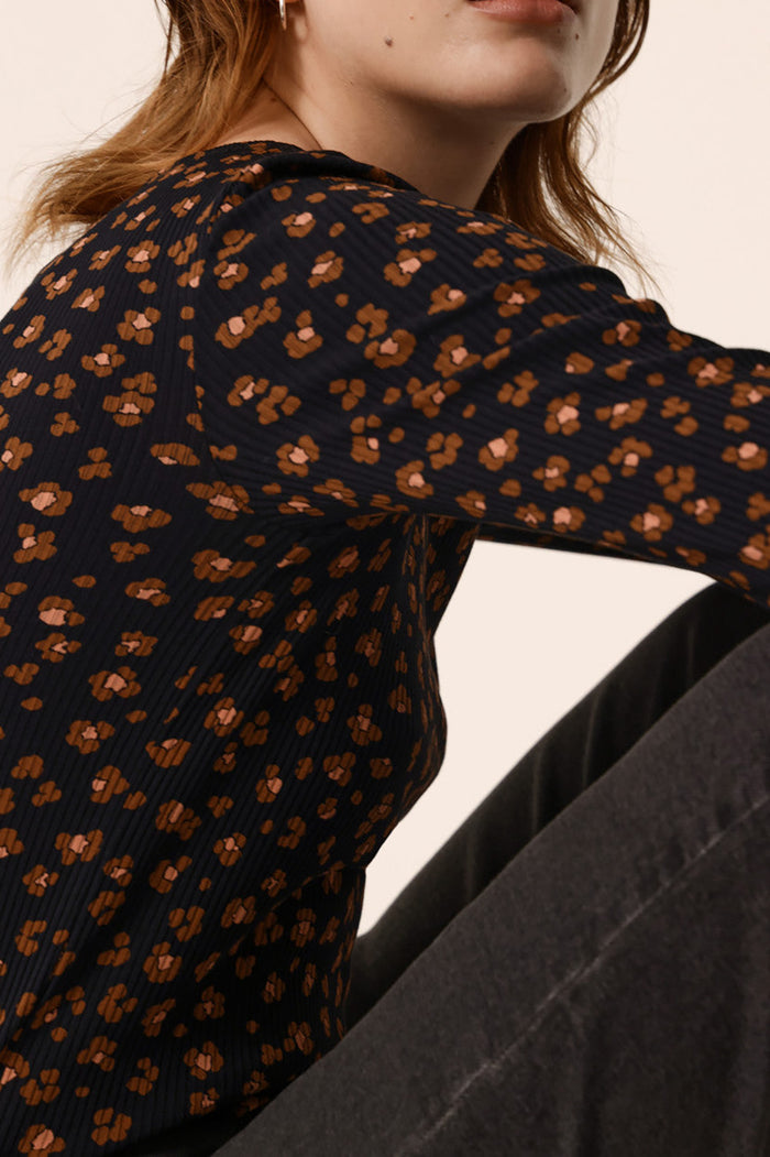 Des Petits Hauts Ilie crab t shirt - ecru