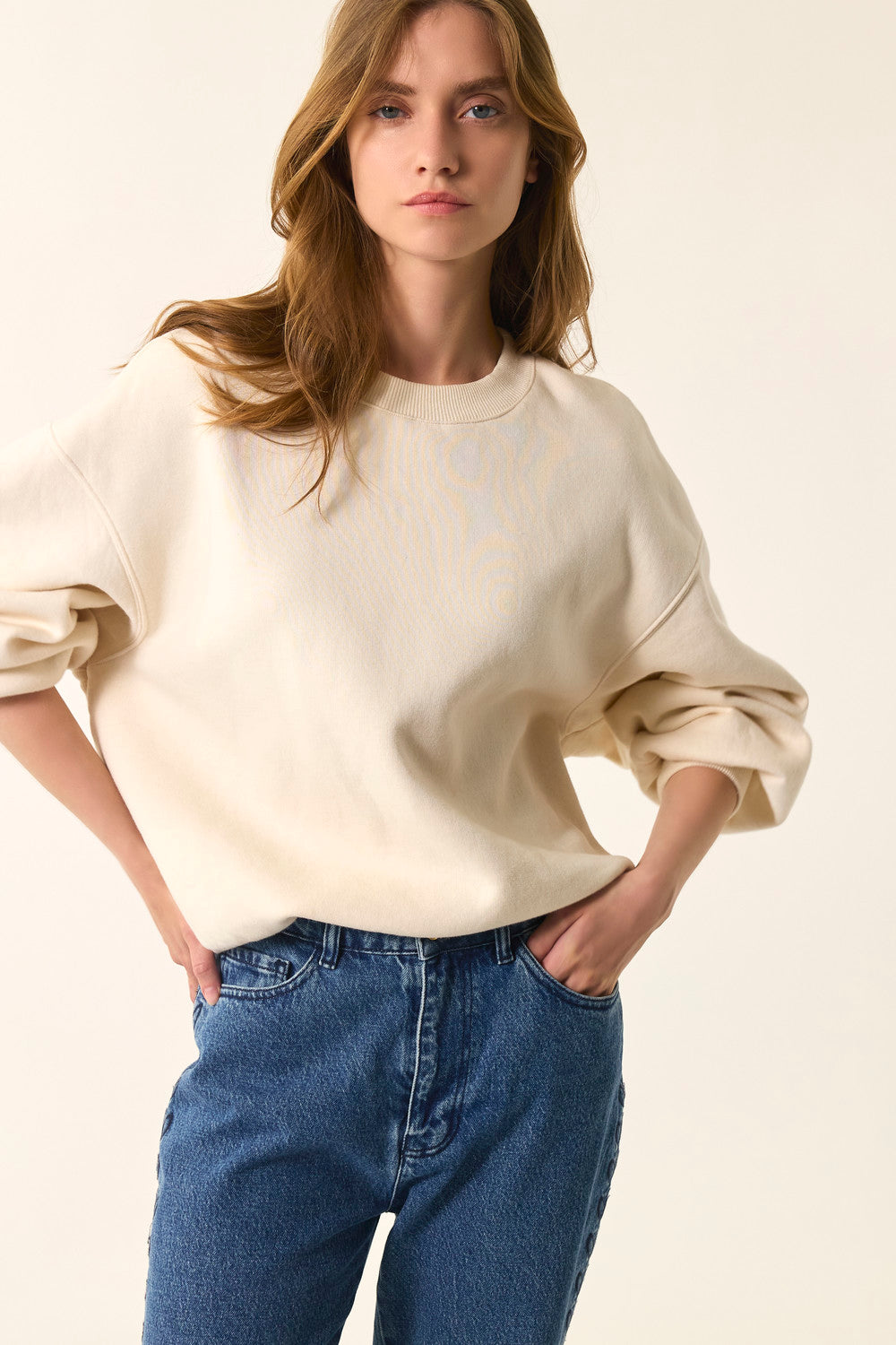 Sweatshirt Joeme Creme