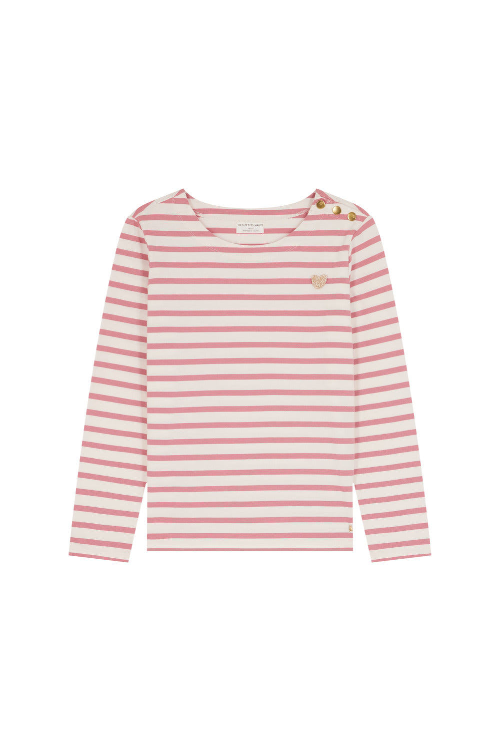 Striped jumper Filipette Ecru/Compote