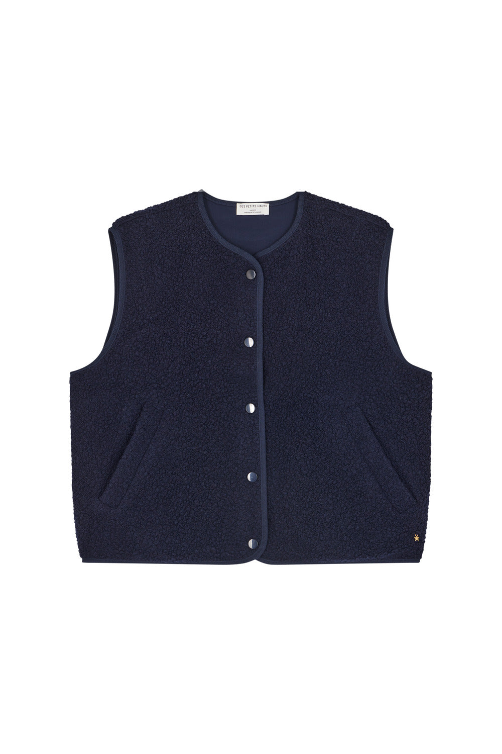 Knitted waistcoat Zlata Marine