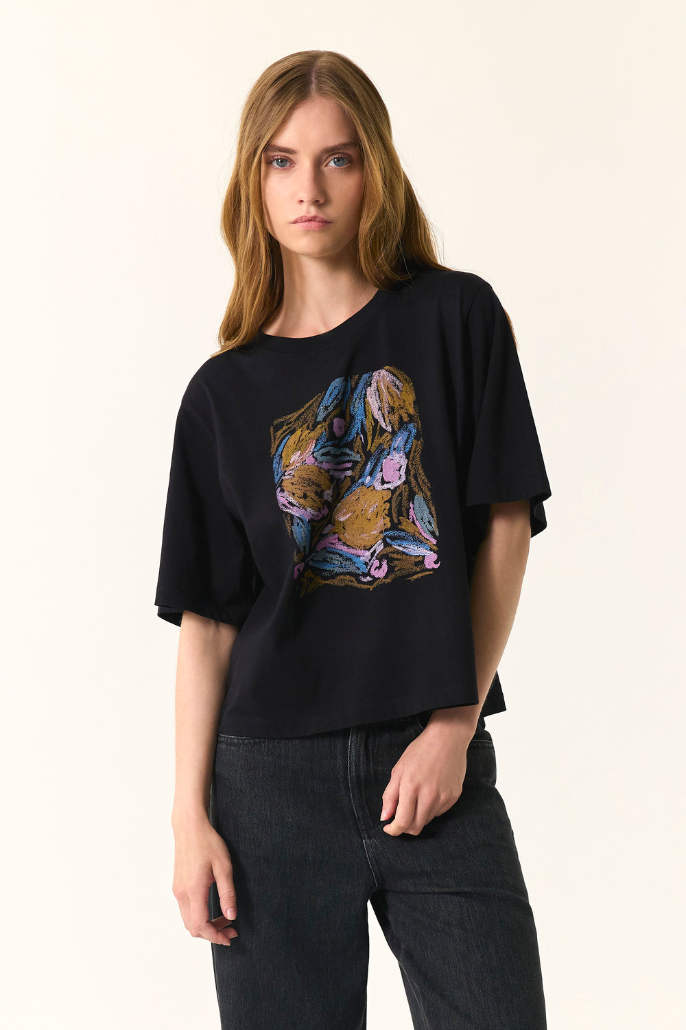 T-shirt Janis Noir