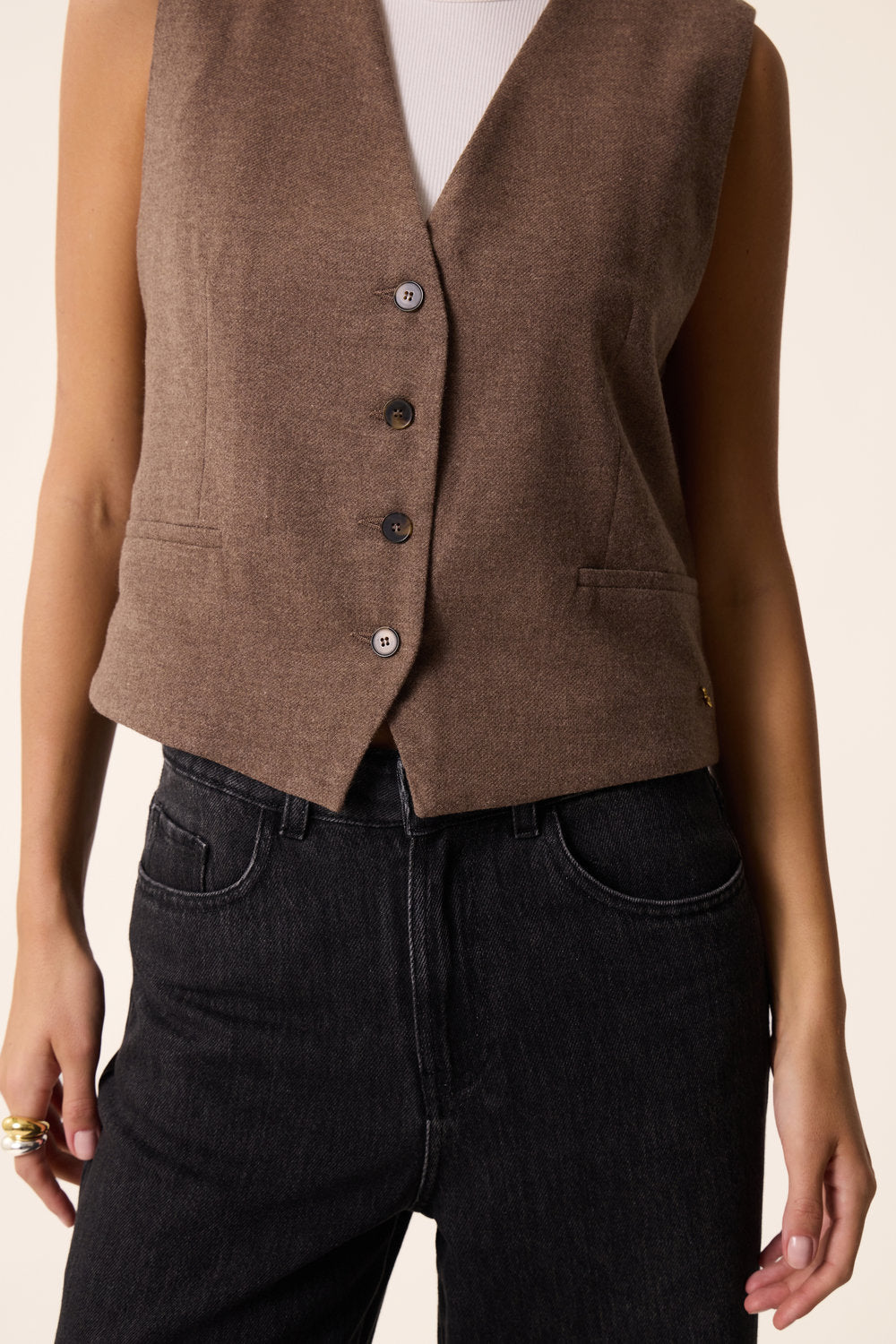 Waistcoat Rosetta Marmotte