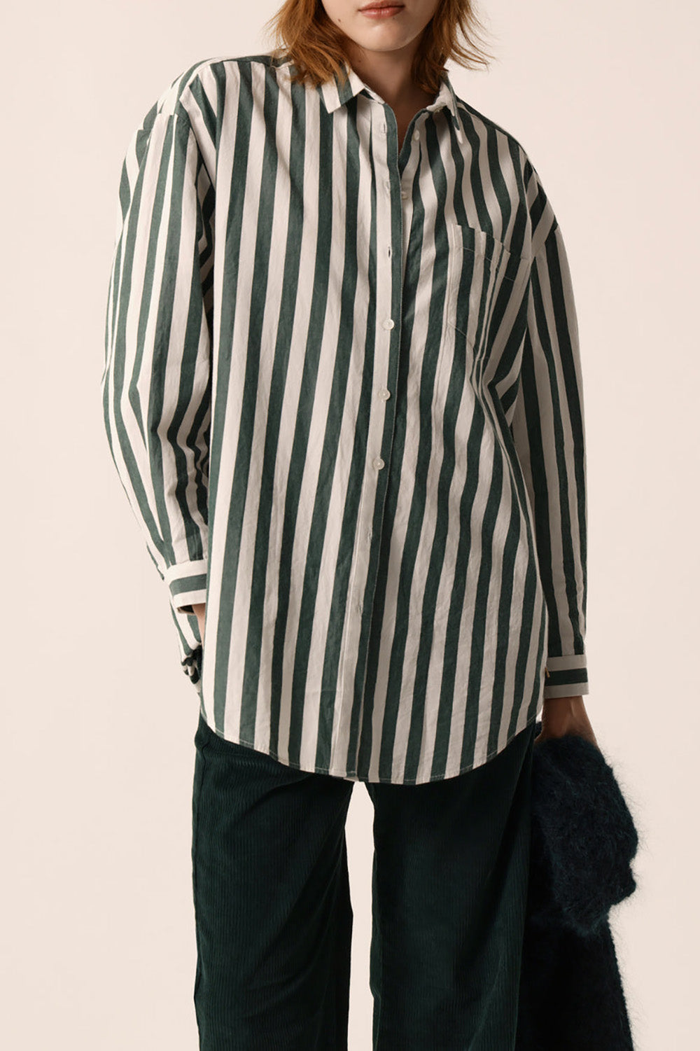 Chemise Sesame Khao - Epicea/Creme