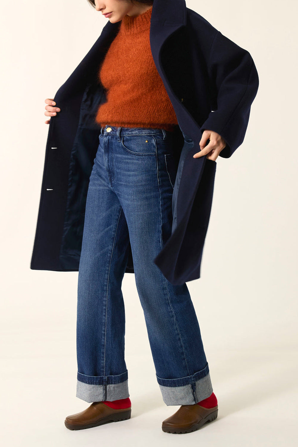 Coat Yasmine Marine