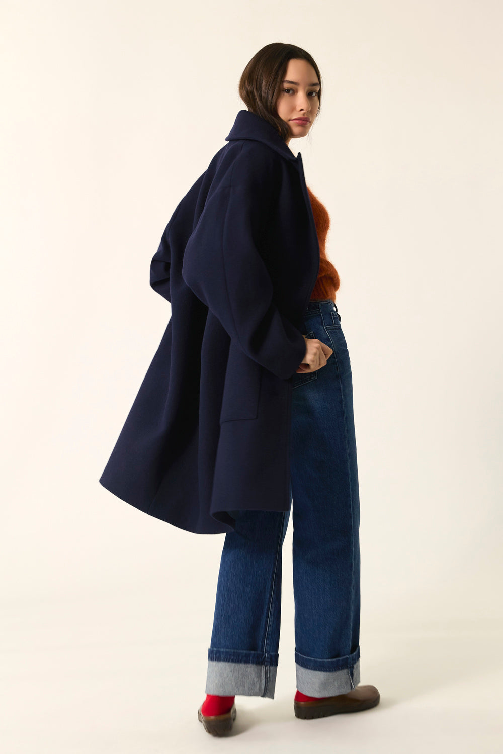 Coat Yasmine Marine