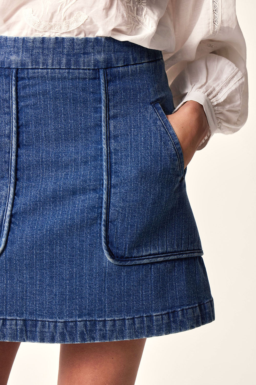 Skirt Louxor Middle Blue