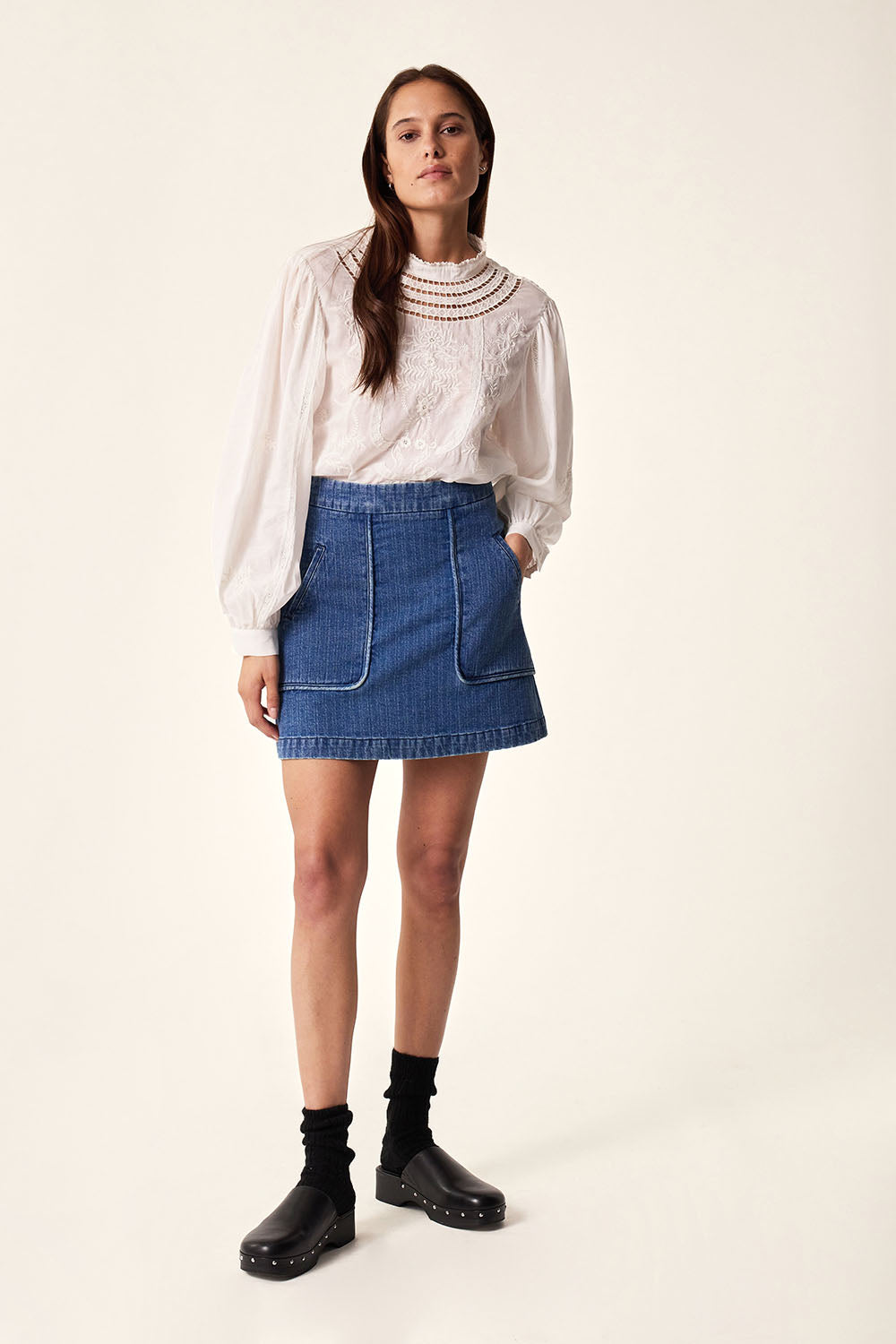 Skirt Louxor Middle Blue