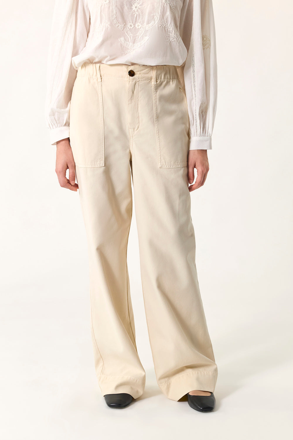 Pantalon Elaia Ecru