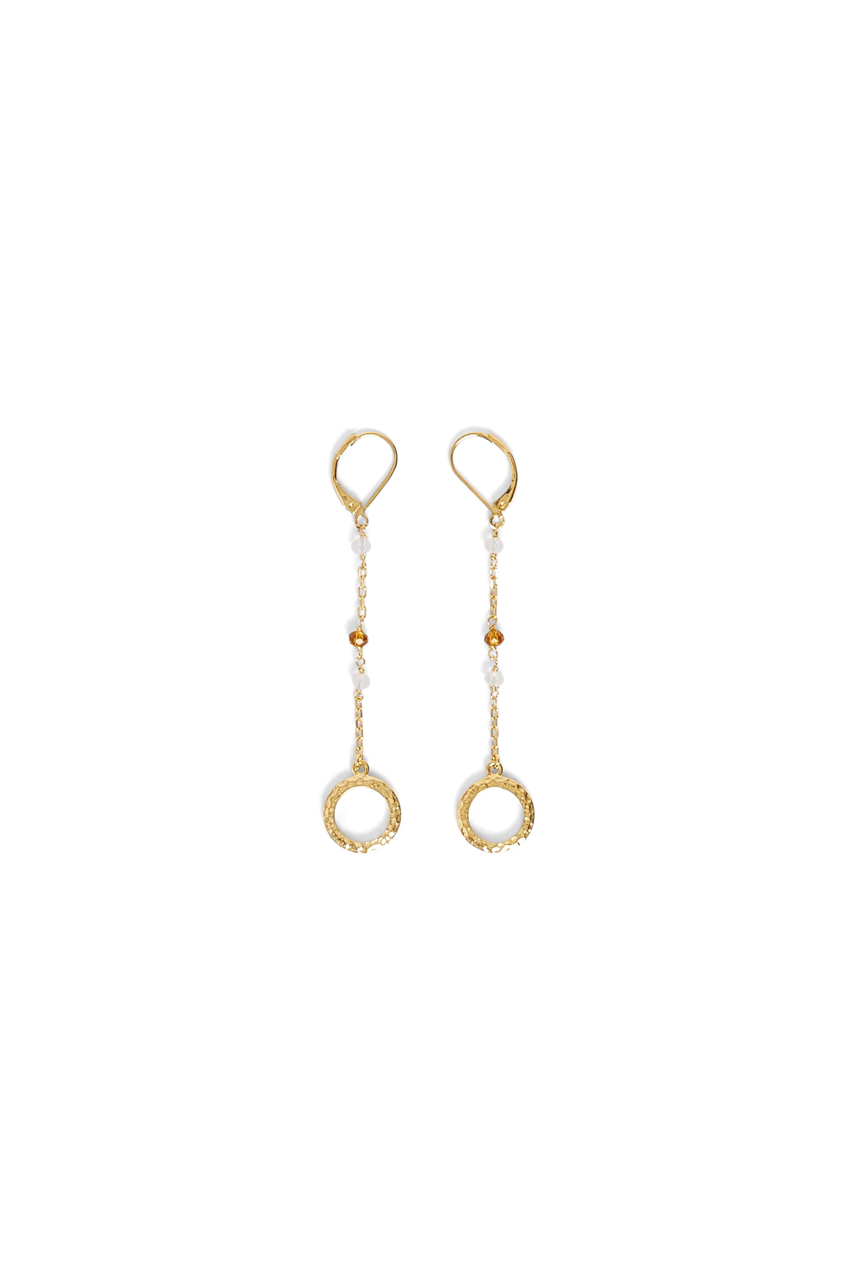 Boucles D'Oreilles Mercure Or/Souffle/Erable