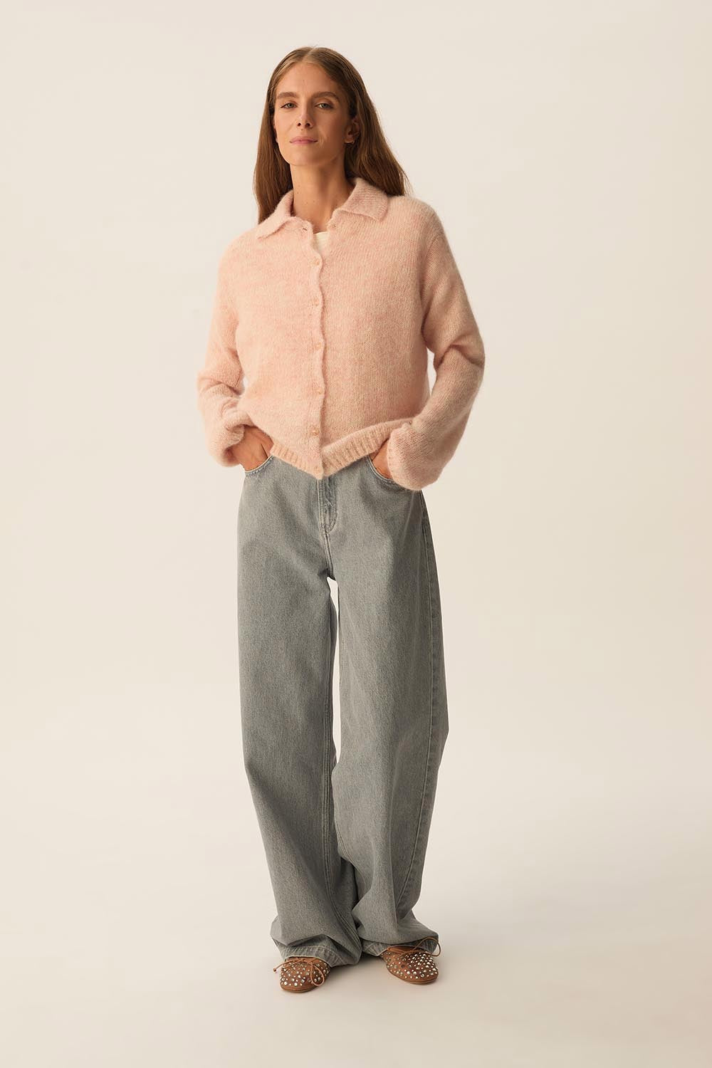 Cardigan Anouka Poudre