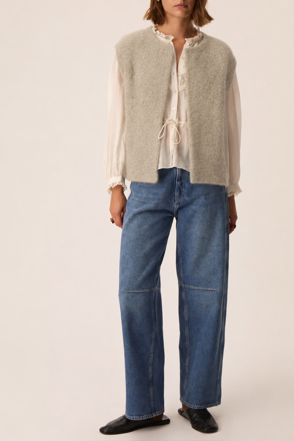 Gilet Achille Gris Chine