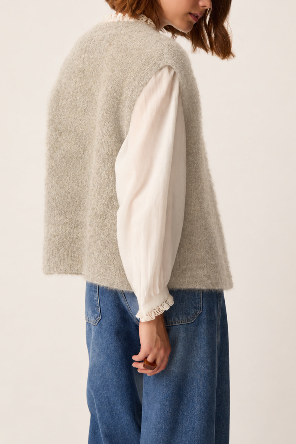 Gilet Achille Gris Chine