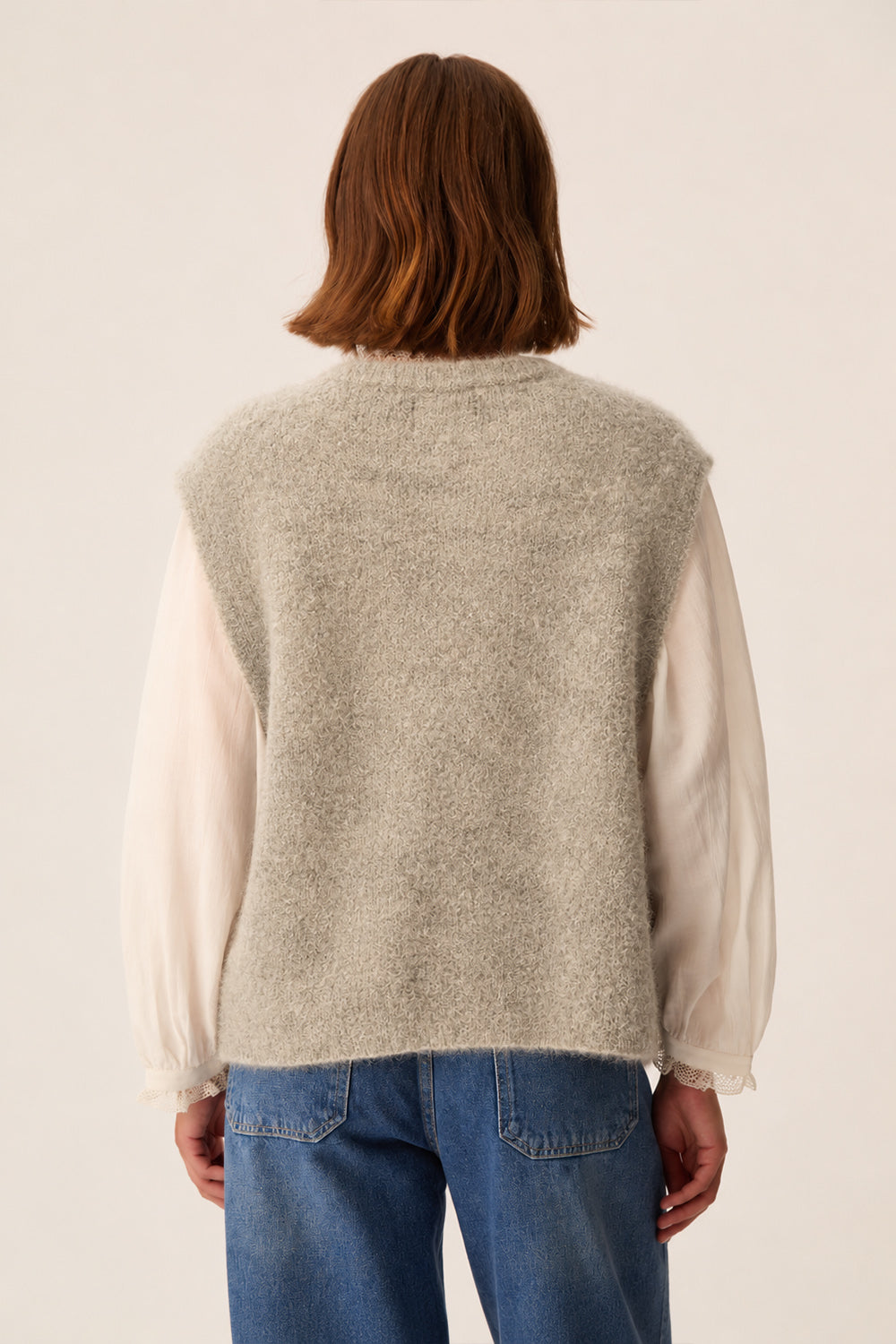 Gilet Achille Gris Chine