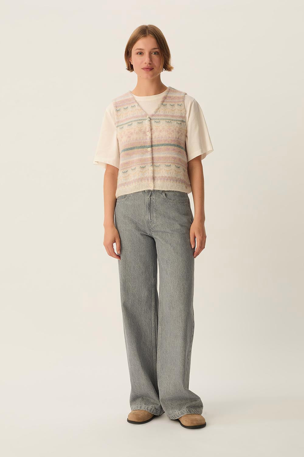 Gilet Auguste Fairisle