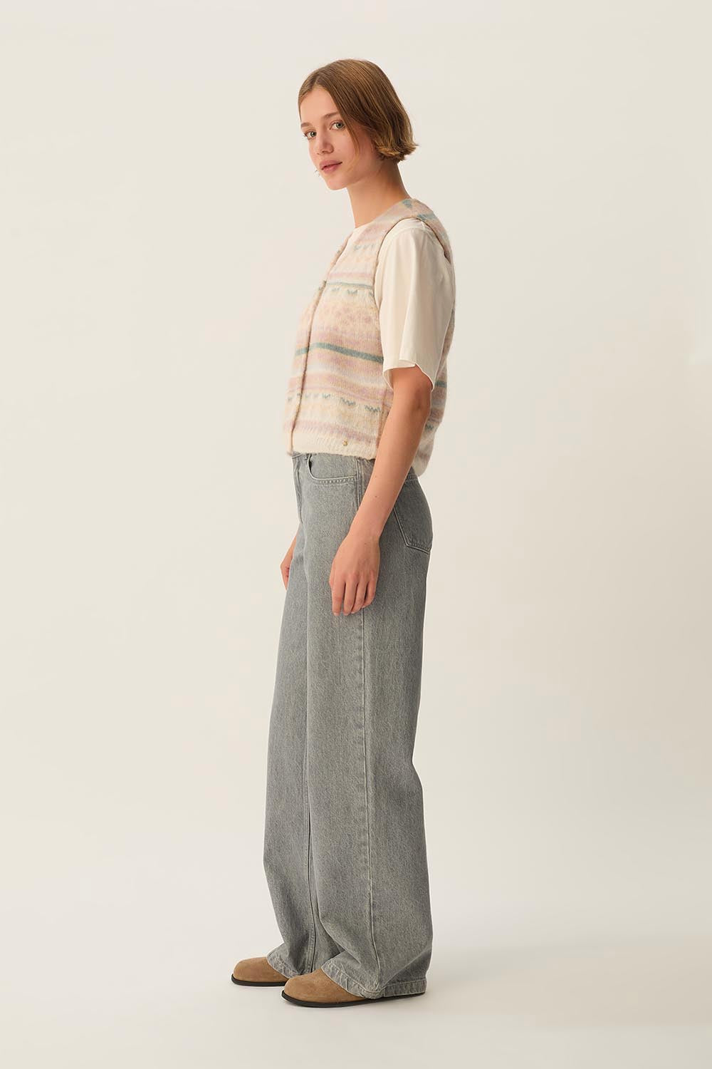 Gilet Auguste Fairisle