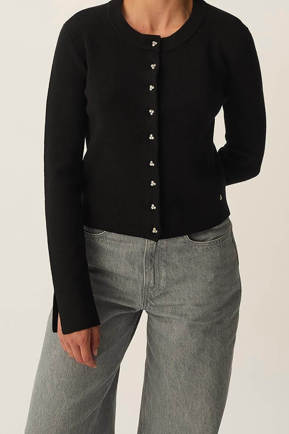 Gilet LR Collections Noir Blanc Rouge Taille S - Neuf Avec étiquettes, Coton Mélangé, Mi-long