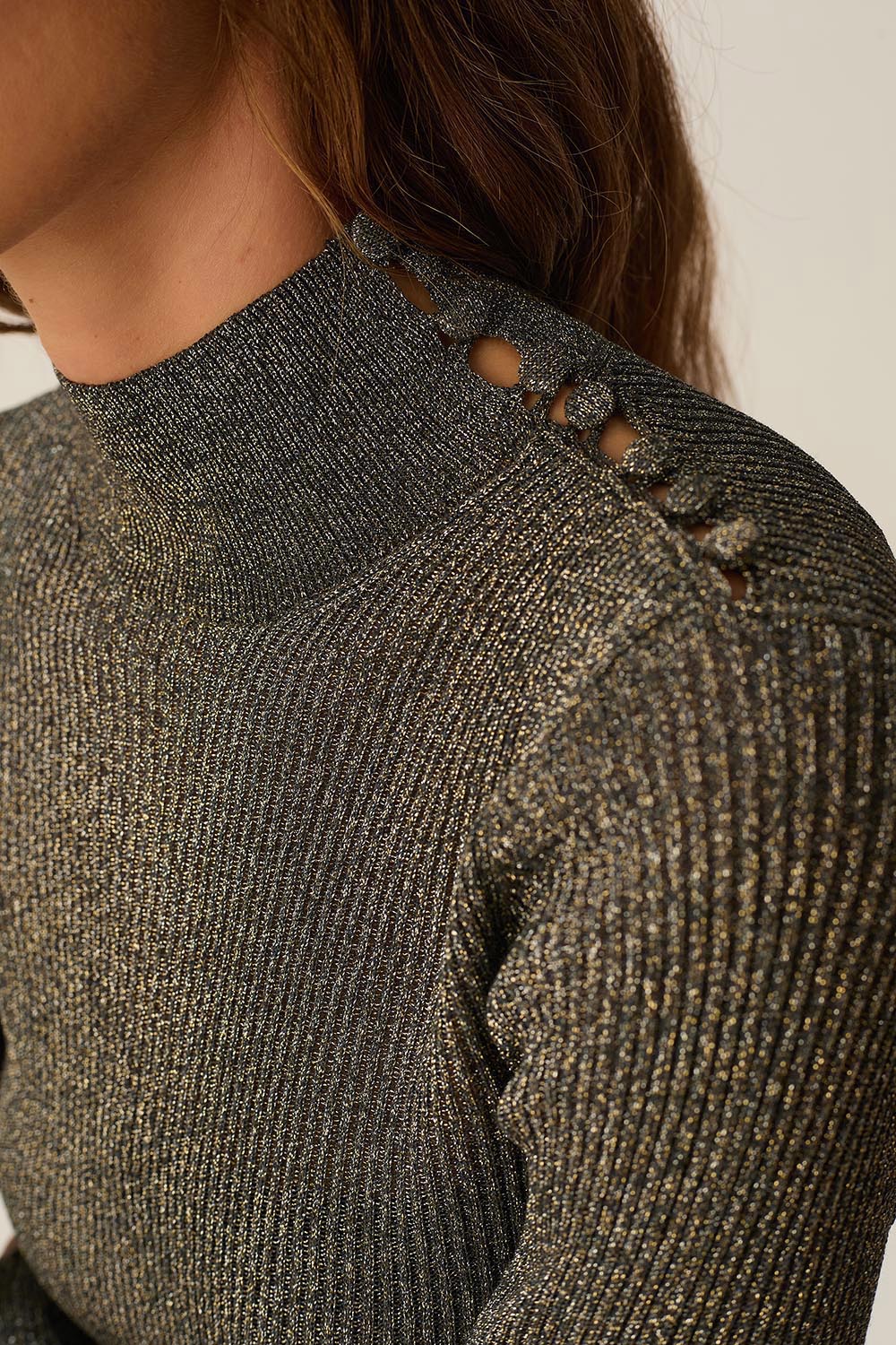 Pull Agaton Lurex Silver