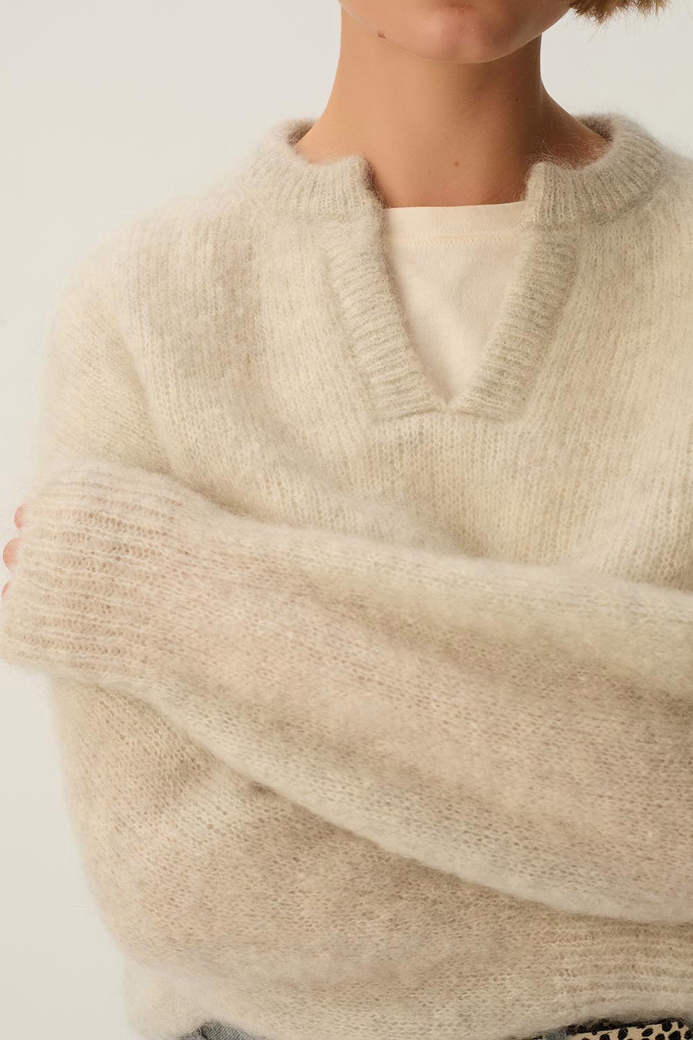 Pull Alabama Gris Chine