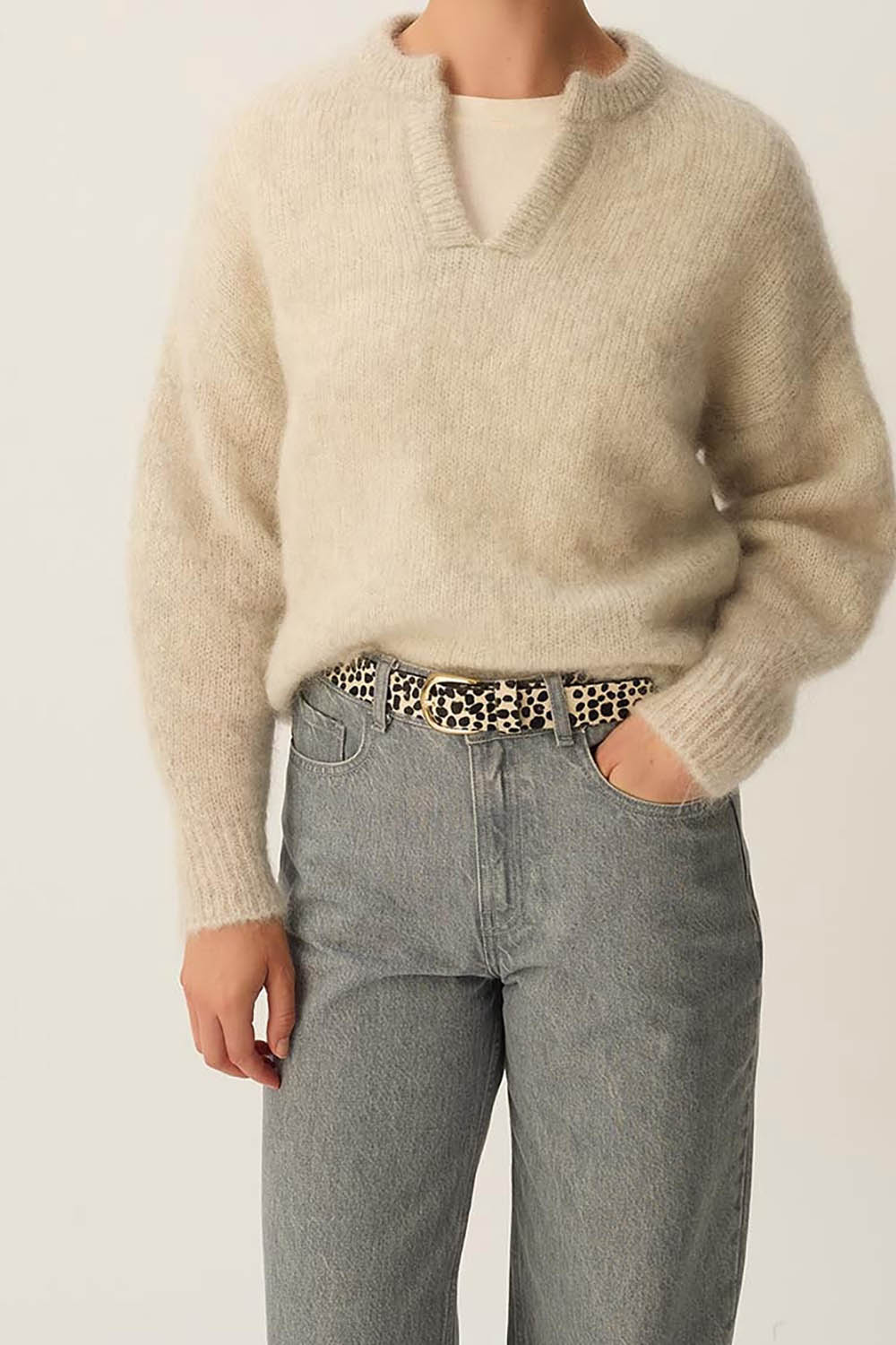 Pull Alabama Gris Chine
