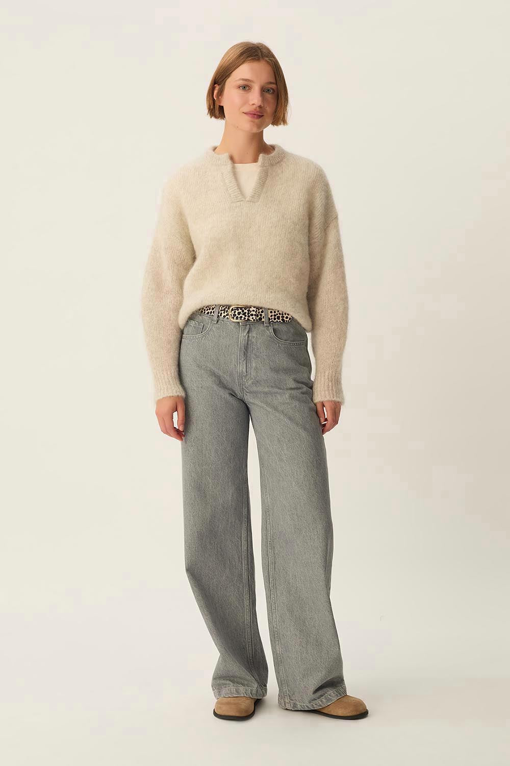 Pull Alabama Gris Chine