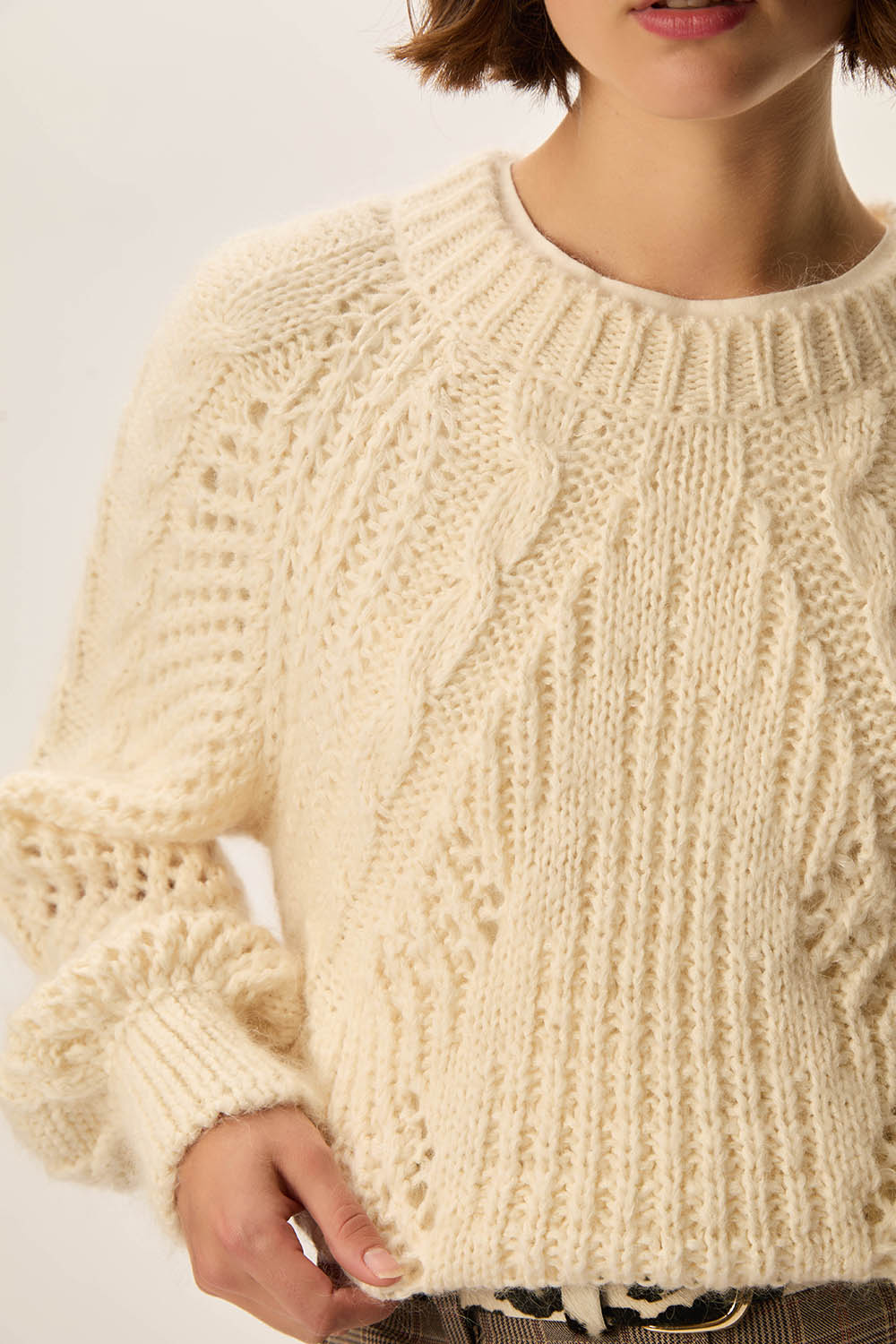 Pull Blison Creme