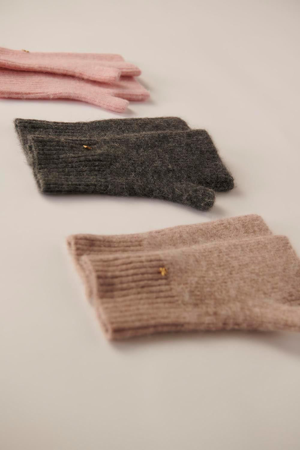 Fingerless gloves Aura Anthracite